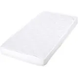 Lorelli Lorelli, Matratze Eco Tex 120 x 60 x 10 (120 x 60 cm antiallergisch Bezug waschbar Schaumstoff weiß uni