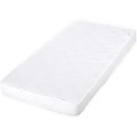 Lorelli Lorelli, Matratze Eco Tex 120 x 60 x 10 (120 x 60 cm antiallergisch Bezug waschbar Schaumstoff weiß uni
