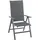 Dehner Klappsessel Cleveland 66,5 x 60 x 109 cm dunkelgrau