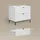 livinity® Waschbeckenunterschrank Aterno 2 Auszüge 70 x 63 x 45,1 cm Weiß