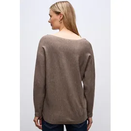 STREET ONE Basic Dolman Pullover Braun 34