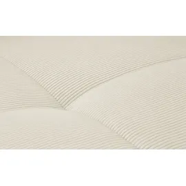 bobb Eckcouch Flachgewebe 3-Sitzer Beige