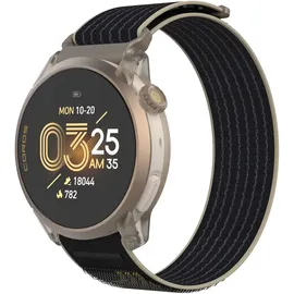 COROS Pace 4 GPS 43 mm Nylonarmband Schwarz 22 mm