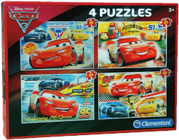 Puzzle - Cars 3 - 4 Puzzle: 2x 20 Teile und 2x 60 Teile