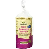 Alnatura Bio Mais-Reis-Waffeln mit Amaranth und Leinsamen, 115g (Packung mit 6)