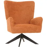 MCW Lounge-Sessel MCW-N65 Chenille  ~ terracotta drehbar