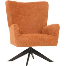 MCW Lounge-Sessel MCW-N65 Chenille  ~ terracotta drehbar