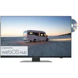 Reflexion LDDX24iBT_B LCD-TV 60 cm 24 Zoll EEK E (A - G) DVB-T2, DVB-C, DVB-S2, Full HD, Smart TV mit int. DVD-Laufwerk für Caravan 12/24/230 Volt Schwarz