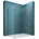 mai mai Walk-In-Dusche 120 x 90 transparent Sicherheitsglas