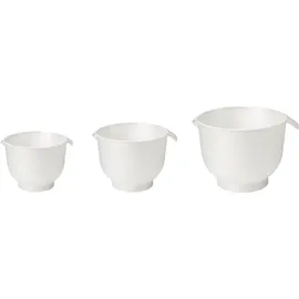 GASTROMAX Rührschüssel 3er-Set 3 Stück weiß