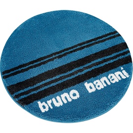 bruno banani Badematte »Daniel«, Höhe 20 mm, rutschhemmend beschichtet, fußbodenheizungsgeeignet-strapazierfähig-schnell trocknend, blau