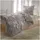 BettwarenShop Biber Bettwäsche Sterne Taupe 155 x 220 cm + 80 x 80 cm
