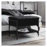 vidaXL Schuhbank 62 x 42 x 45 cm schwarz