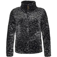 Protest Prtpaco Fleece Mit Durchgehendem Reißverschluss - True Black - M