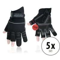 Stagecaptain RGL-2F Rigger Handschuhe Grau/Schwarz M