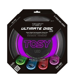XTREM toys & sports Wurfscheibe TOSY Ultimate Disc LED, leuchtet bei Bewegung lila
