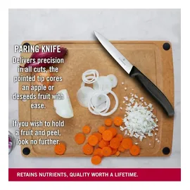 Victorinox Gemüsemesser Swiss Classic silber, schwarz,