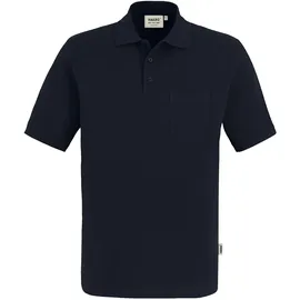 Hakro Pocket-Poloshirt Top schwarz,