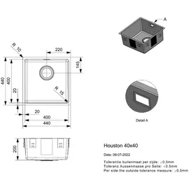 Reginox Houston Küchenspüle, R32848,
