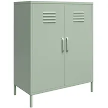 dorel home furnishings Schrank 2 Türen Metall grün