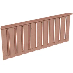 Brüstungsgeländer SKANHOLZ "Deckelschalung", beige (natur), H:84cm L:180cm, Geländer