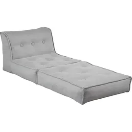 Home Affaire Sessel HOME AFFAIRE "Pia", grau (hellgrau), B:106cm H:95cm, Sessel, Sessel, Loungesessel in 2 Größen, mit Schlaffunktion und Pouf-Funktion.