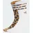adidas Leopard Crew Socken 2 Paar Bronze Strata/Schwarz 37-39