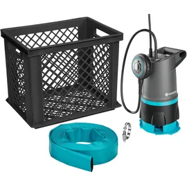 Gardena Hochwasser-Set 20000 BASIC Schmutzwasser-Tauchpumpe 20000 l/h 7m