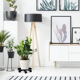 Relaxdays Pflanzenroller rund 2er Set Ø 30 cm