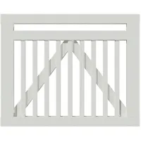 Plus Tor Linea 100 x 80 cm RAL 9010 Weiß