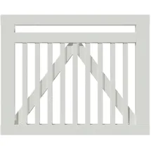 Plus Tor Linea 100 x 80 cm RAL 9010 Weiß