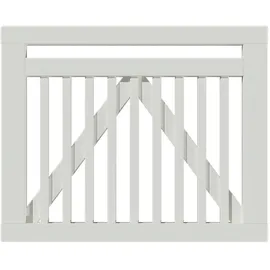 Plus Tor Linea 100 x 80 cm RAL 9010 Weiß