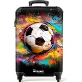 NoBoringSuitcases.com NoBoringSuitcases.com® Handgepäck Koffer Reisekoffer, mit Rollen, Koffer Groß, Hartschalenkoffer, Trolley Handgepäck, Koffer Mittelgroß, Suitcase, TSA Schloss, Koffer Klein, Graffiti-Druck