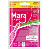 Interdentalbürste Pink - MARA EXPERT | 0,4mm ISO 0 extra fein |12+2 Interdentalbürsten | 16% EXTRA | Bürsten für Zahnzwischenräume | Mit Minz Geschmack - Chlorhexidin - Fluorid