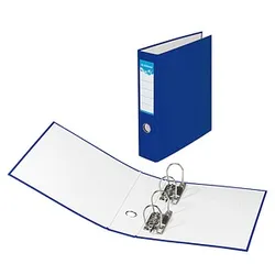 DONAU Doppelordner blau Karton 7,5 cm