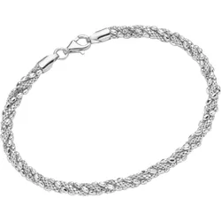 Firetti Armband »Schmuck Geschenk Silber 925 Armschmuck Armkette Fantasie« Firetti silberfarben