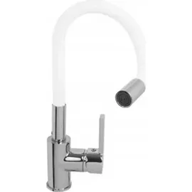 GRANITAN Ausgussbecken für Garage Keller Werkstatt und Waschküche, Universal Waschtrog mit Siphon, Waschbecken Wandmontage, Modell 3, Weiß - Weiß