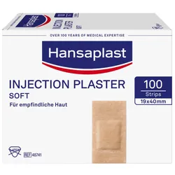 Hansaplast INJECTION PFLASTER SOFT 19x40mm + 20% Rabatt* 100 St Pflaster