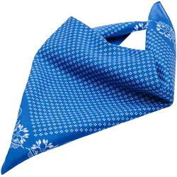Trachten Bandana - Farbe blau, weiß - Größe one size