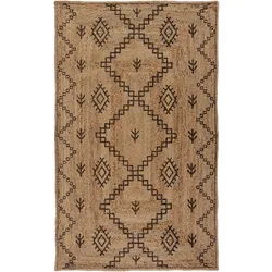 Kadima Design Ökologischer Jute-Teppich `Neath Paul` mit Unikat-Design. 160x230 cm