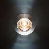 Sigor LED-Deckeneinbauspot Diled, Ø 6,7 cm, 3.000 K, weiß