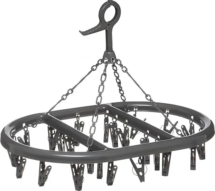 Wäscheklammerhalter mit 24 Klammern