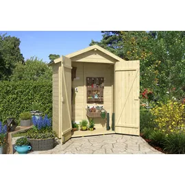 Nordic Holz Gartenhaus Kent 1,15 x 0,67 m Beige