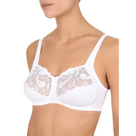 FELINA Bügelloser BH Moments mit Spitze, Blumenstickerei, Stützfunktion und Vollkörbchen weiß 95