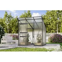 Vitavia Gewächshaus-Set Fokus 4450 HKP 6 mm schwarz 192 x 192 cm