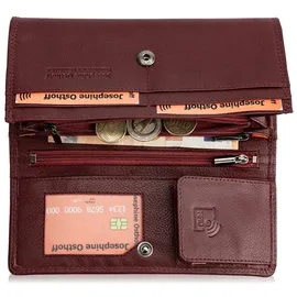 Josephine Osthoff Handtaschen-Manufaktur Josephine Osthoff Geldbörse Damen Portemonnaie bordeaux