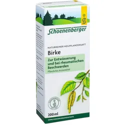 Birke naturreiner Heilpflanzensaft Schoenenberger