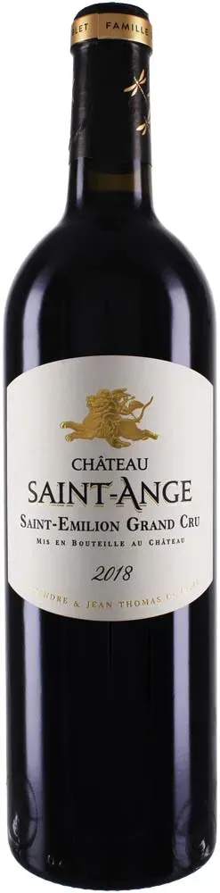 Château Saint Ange Saint Emilion Grand Cru 2018 - Rotwein / trocken - Frankreich / Bordeaux/St. Emilion - Cabernet Franc,Merlot / Familie Doublet