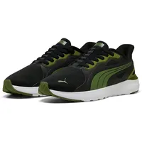 Puma Softride Cosmic Street Sliptech Herren Schwarz/Olivgrün 41