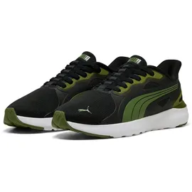 Puma Softride Cosmic Street Sliptech Herren Schwarz/Olivgrün 41